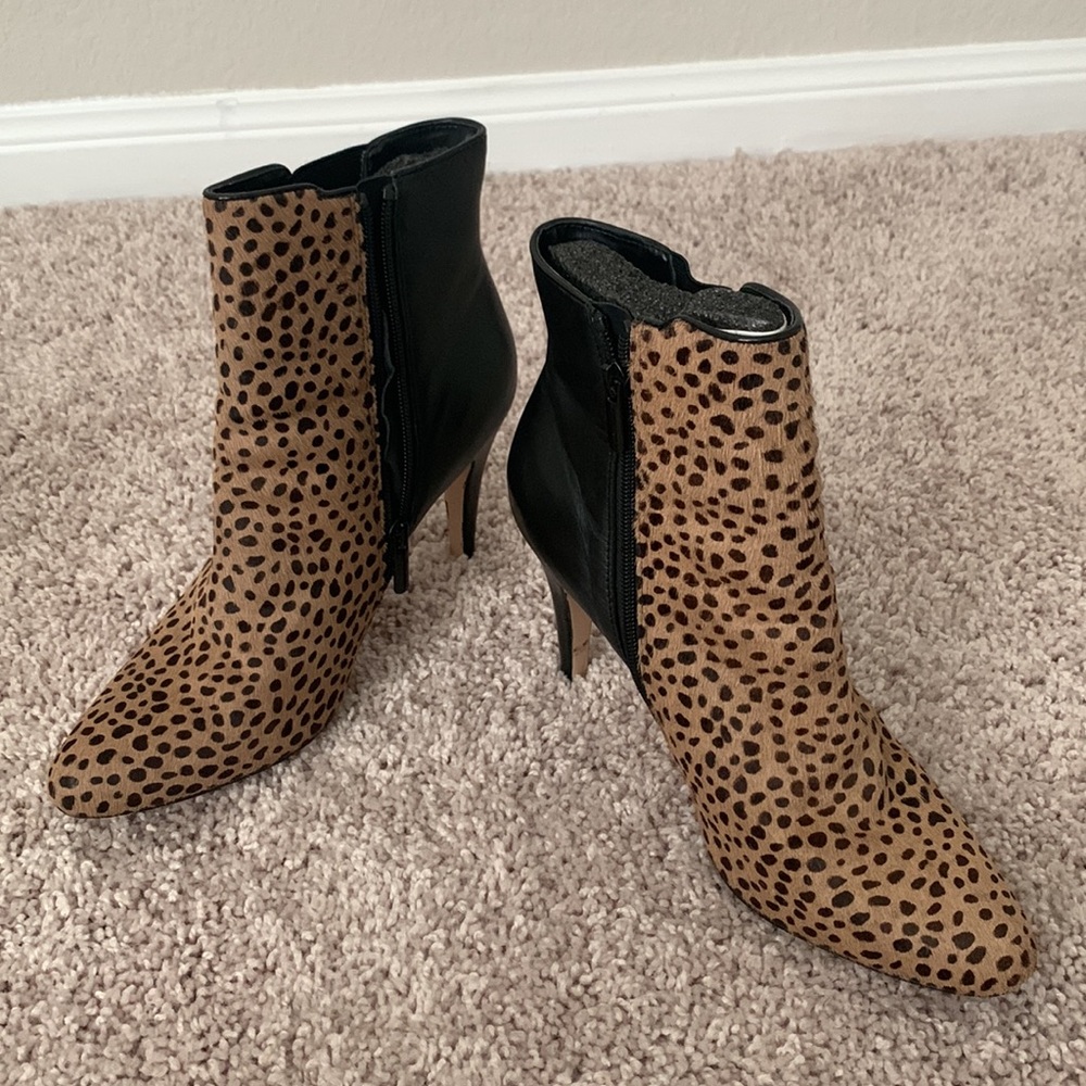 Leopard booties